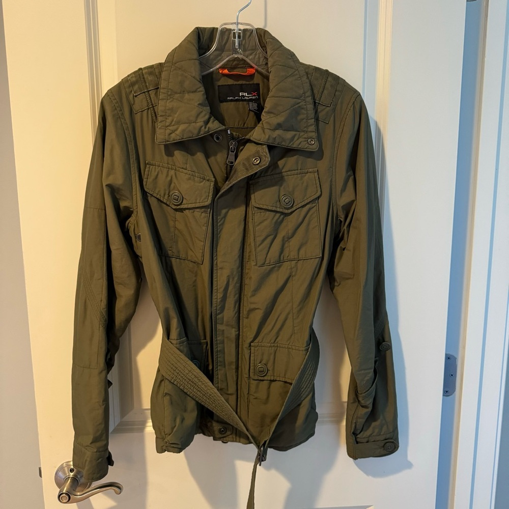 RLX Ralph Lauren Army Green Utility Jacket | S